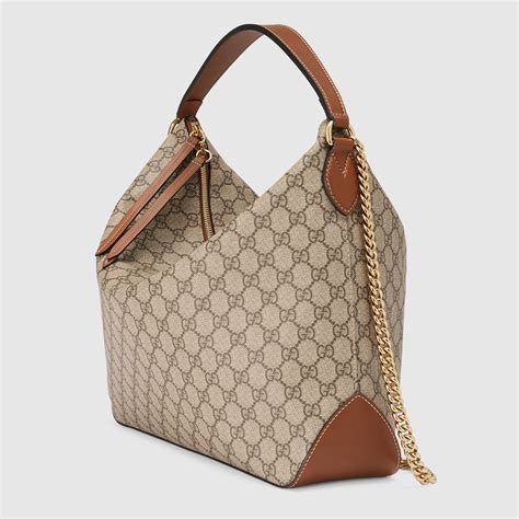 gucci gg supreme hobo|gucci hobo crossbody.